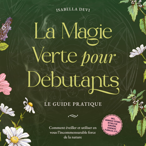 Portada del audiolibro «La magie verte pour débutants - Le guide pratique: Comment éveiller et utiliser en vous l'incommensurable force de la nature | incl. animaux totems, rituels de sorcière, essences florales, etc.»