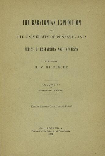 Early Babylonian Personal Names