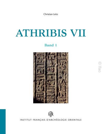 Portada del libro «Athribis VII», de IFAO, Christian Leitz