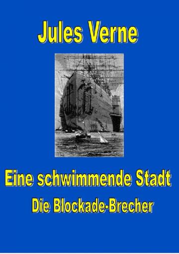 Portada del libro «Eine schwimmende Stadt», de Jules Verne