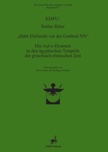 Portada del libro «Habt Ehrfurcht vor der Gottheit NN», de Stefan Ruter