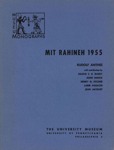 Portada del libro «Mit Rahineh 1955», de Rudolf Anthes