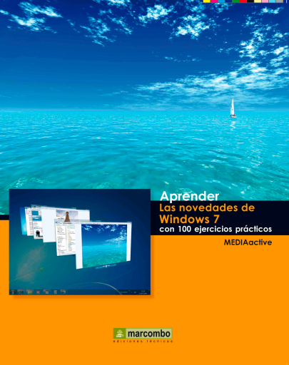 Aprender las novedades de Windows 7 con 100 ejercicios prácticos imagen de portada