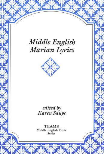 Middle English Marian Lyrics