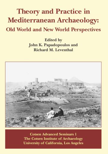 Portada del libro «Theory and Practice in Mediterranean Archaeology»