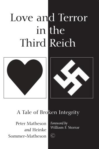 Portada del libro «Love and Terror in the Third Reich», de Heiken Mattheson, Peter Mattheson
