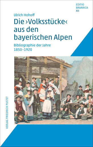 Portada del libro «Die "Volksstücke" aus den bayerischen Alpen»