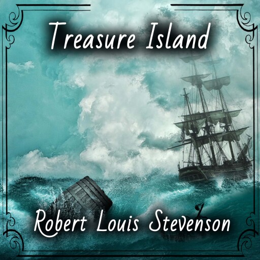 Portada del audiolibro «Treasure Island», de Robert Louis Stevenson