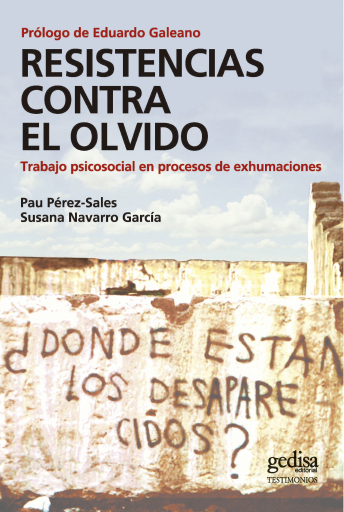Portada del libro «Resistencias contra el olvido», de Pau Pérez-Sales, Susana Navarro García
