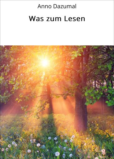 Portada del libro «Was zum Lesen», de Anno Dazumal