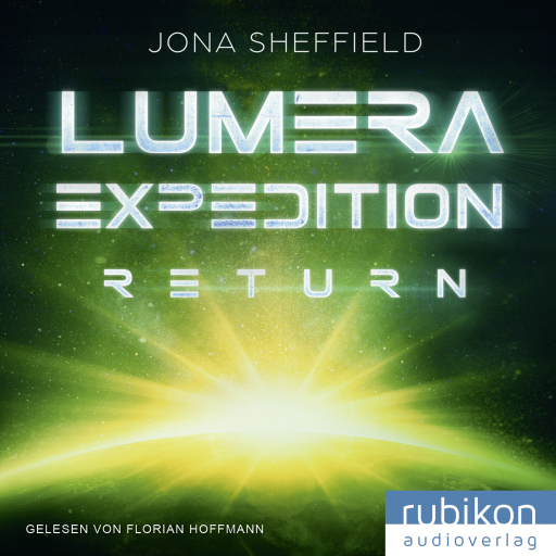 Portada del audiolibro «Lumera Expedition: Return», de Jona Sheffield