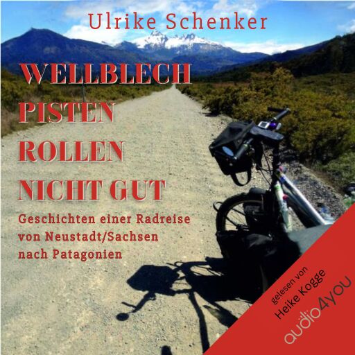 Portada del audiolibro «Wellblechpisten rollen nicht gut», de Ulrike Schenker