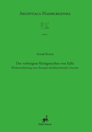 Portada del libro «Der verborgene Konigsmythos von Edfu», de Andre Block