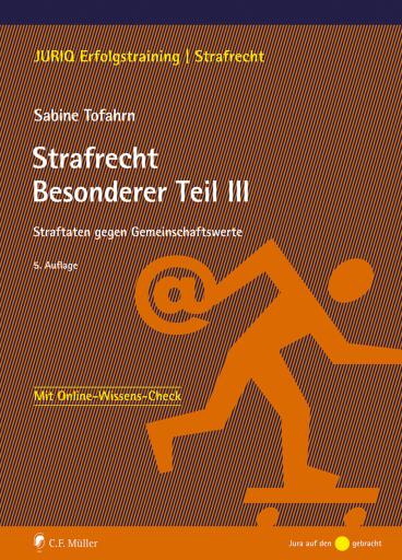 Portada del libro «Strafrecht Besonderer Teil III», de Sabine Tofahrn