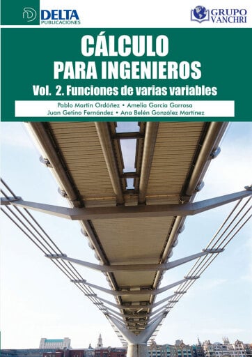 Portada del libro «Cálculo Para Ingenieros Vol. 2: Funciones De Varias Variables», de Miguel Ángel Mattolini