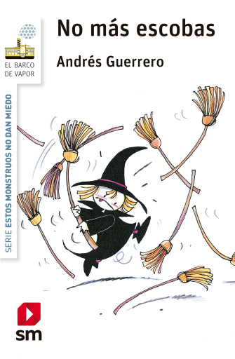 Portada del libro «No más escobas», de Andrés Guerrero