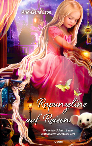 Portada del libro «Rapunzeline auf Reisen», de Aria-Elena Leon
