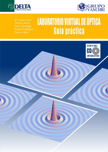 Portada del libro «Laboratorio virtual de optica», de Calvo Maria Luisa