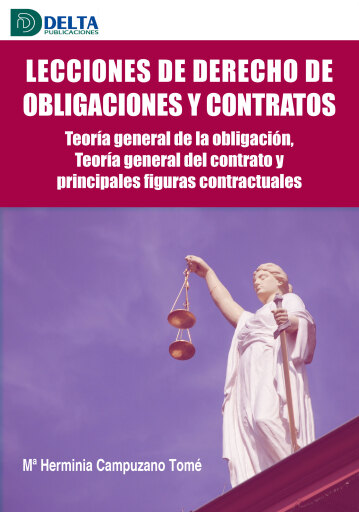 Portada del libro «Lecciones de derecho de obligaciones y contratos», de Campuzano Herminia