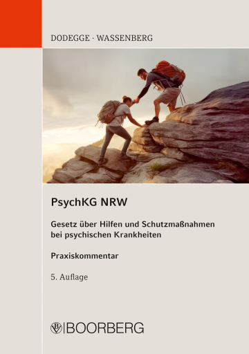 Portada del libro «PsychKG NRW», de Georg Dodegge, Jan Waßenberg