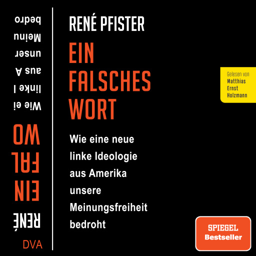 Portada del audiolibro «Ein falsches Wort», de René Pfister