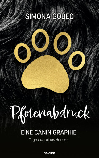 Portada del libro «Pfotenabdruck», de Simona Gobec