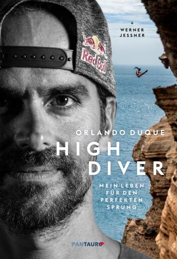 Portada del libro «High Diver», de Orlando Duque