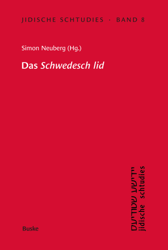 Portada del libro «Das 'Schwedesch lid'»