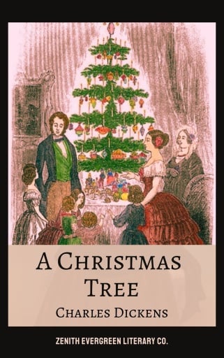 Portada del libro «A Christmas Tree», de Charles Dickens