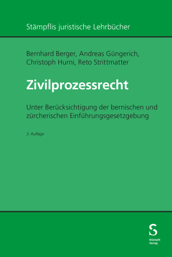 Portada del libro «Zivilprozessrecht», de Bernhard Berger, Andreas Güngerich