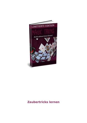 Zaubertricks lernen - Magic Tricks.