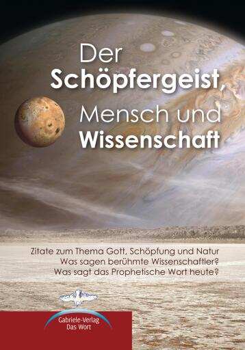 Portada del libro «Der Schöpfergeist, Mensch und Wissenschaft»