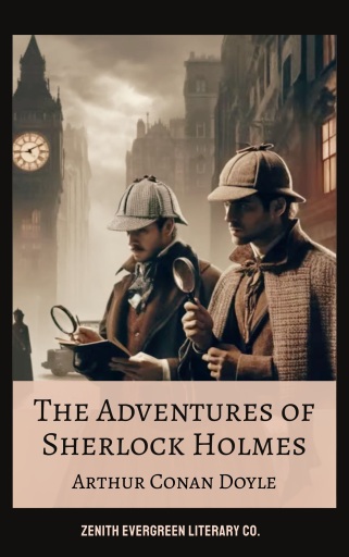 Portada del libro «The Adventures of Sherlock Holmes», de Arthur Conan Doyle