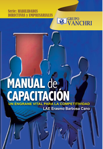 Portada del libro «Manual de capacitación: un engrane vital para la competitividad», de Erasmo Barbosa Cano Lae
