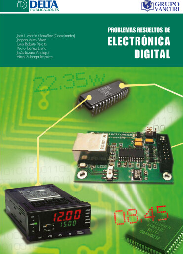 Portada del libro «Problemas Resueltos De Electrónica Digital», de Jose Luis Martin Marin