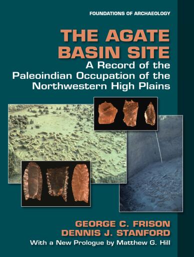 Portada del libro «The Agate Basin Site», de George C Frison, Dennis J Stanford