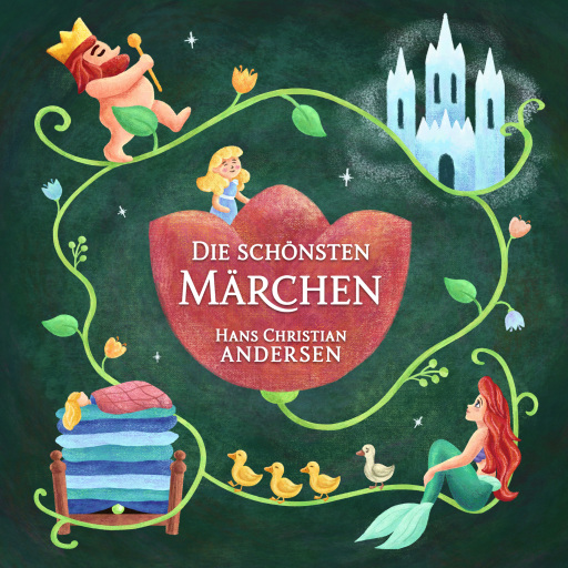 Portada del audiolibro «Hans Christan Andersen: Die schönsten Märchen», de Hans Christian Andersen, Hörbücher für Kinder