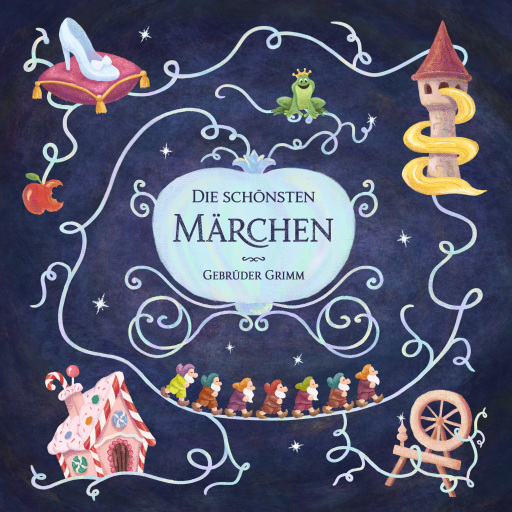 Portada del audiolibro «Die schönsten Märchen der Gebrüder Grimm», de Brüder Grimm, Hörbücher für Kinder
