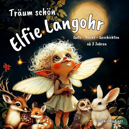 Portada del audiolibro «Träum schön Elfie Langohr», de Sophie Rüdiger
