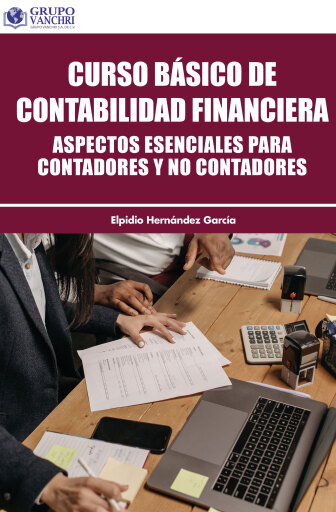 Portada del libro «Curso básico de contabilidad financiera», de Hernández García Elpidio