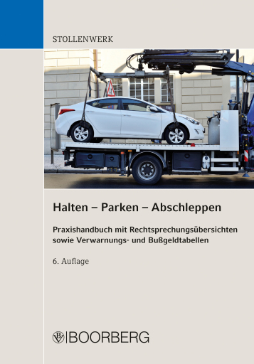 Portada del libro «Halten - Parken - Abschleppen», de Detlef Stollenwerk