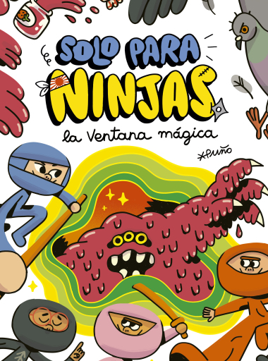 Portada del libro «Solo para ninjas 3: La ventana mágica», de Puño Puño