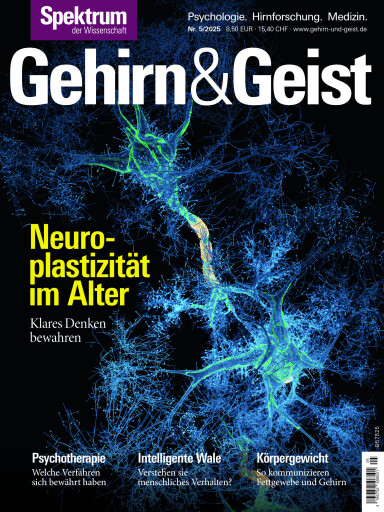 Portada del libro «Gehirn&Geist 5/2025 Neuroplastizität im Alter»