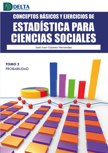 Portada del libro «Conceptos Básicos Y Ejercicios De Estadística Para Ciencias Sociales Tomo II: Probabilidad», de José Juan Cáceres Hernández
