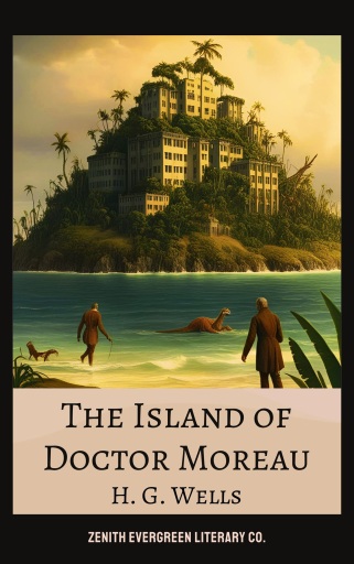 Portada del libro «The Island of Doctor Moreau», de H. G. Wells
