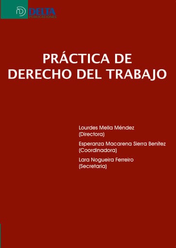 Portada del libro «Práctica de derecho del trabajo», de Mella Méndez Lourdes