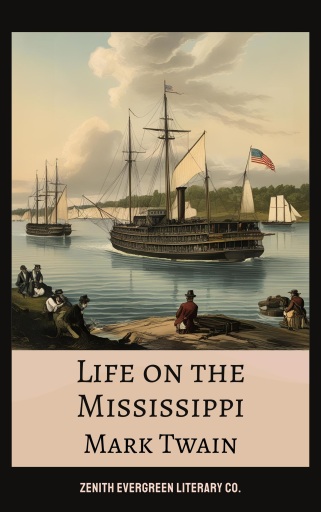 Portada del libro «Life on the Mississippi», de Mark Twain
