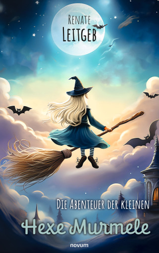 Portada del libro «Die Abenteuer der kleinen Hexe Murmele», de Renate Leitgeb