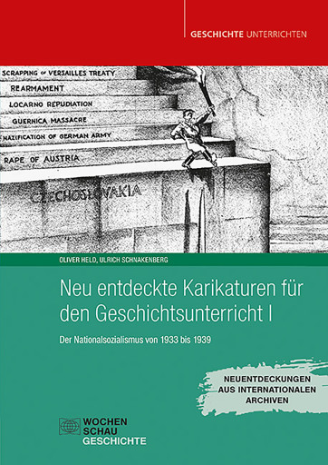Portada del libro «Neu entdeckte Karikaturen für den Geschichtsunterricht I», de Oliver Held, Ulrich Schnakenberg