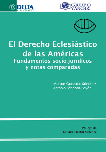 Portada del libro «El derecho eclesiástico de las Américas», de González Sáncjez Marcos